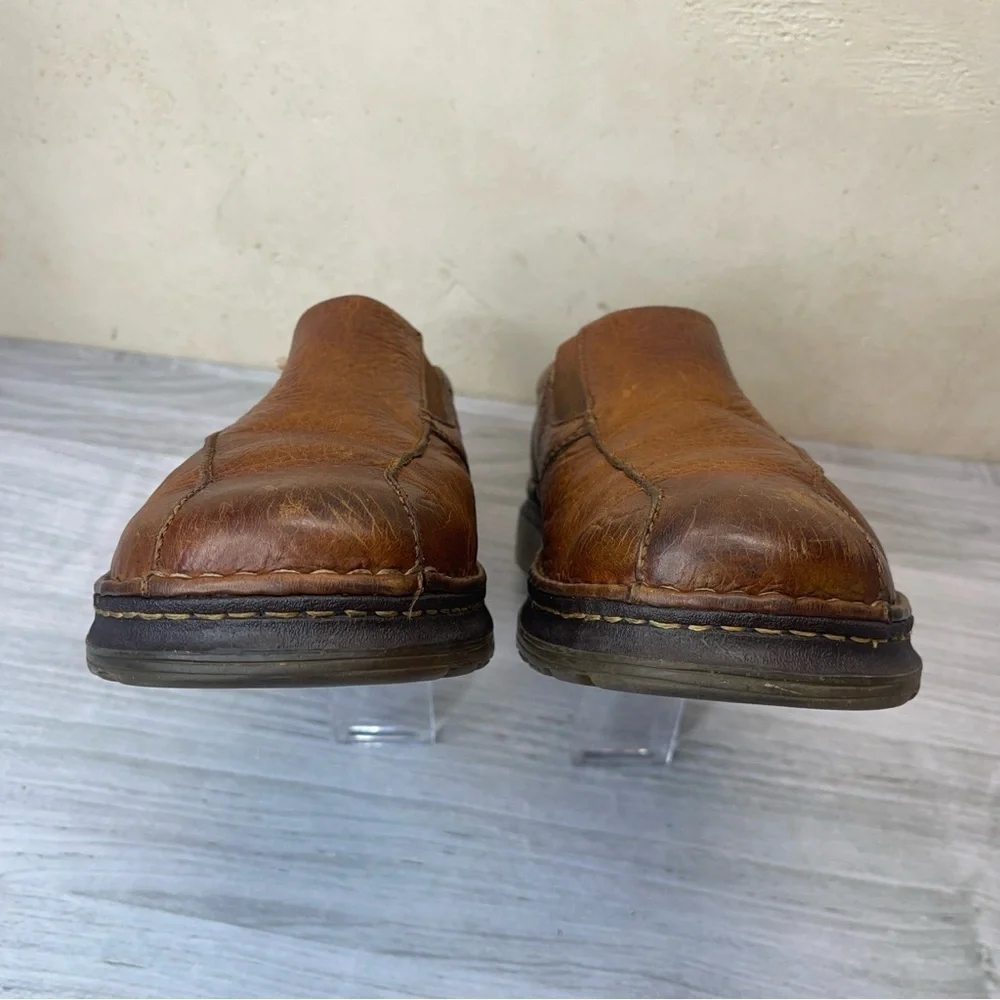 Dr. Martens Trevon Brown Leather Chunky Sole Slip On Shoes Men’s Size 9